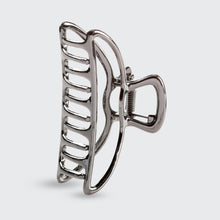 Load image into Gallery viewer, Open Shape Claw Clip - Hematite