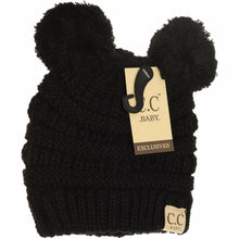 Load image into Gallery viewer, C.C BABY Double Pom Beanie